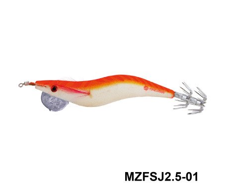 AQUA MARINE - Cloth Squid Jig Lure with Glow (2.5)